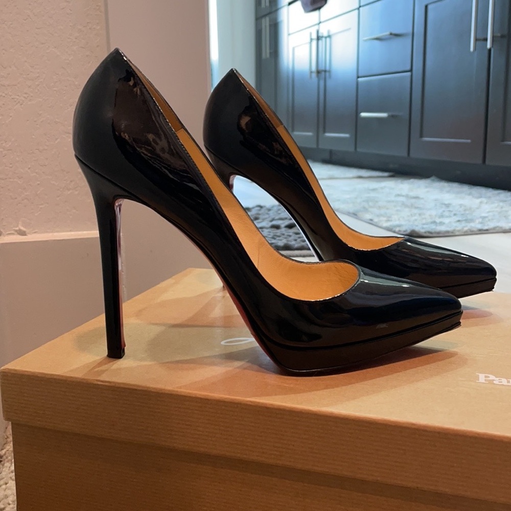 Black Patent Louboutins - Picture 9 of 13